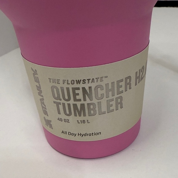 Stanley Pink Thermos with Straw 40oz - Picture 3 of 9